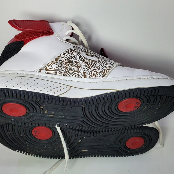 Air Jordan Fusion 20 'White Varsity Red' Air Force - Picture 12 of 13